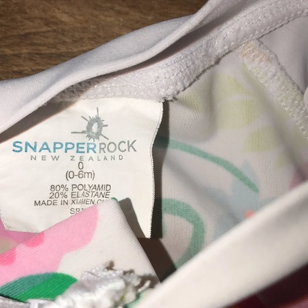 SnapperRock New Zealand 0-6 months floral swim